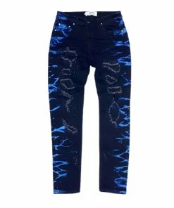 Dna Premium (black/blue Handcraft Splash Jean) New Arrivals