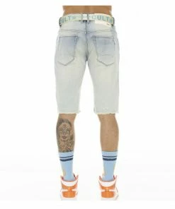 Cult Of Individuality (blue Scars Rocker Stretch Short) New Arrivals