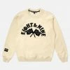 Eight & Nine (tan/black Flash Crewneck Sweatshirt) New Arrivals