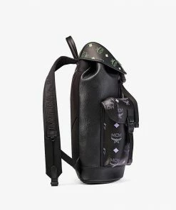 Mcm (Brandenburg Backpack In Color Splash Logo Leather) New Arrivals