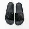 GIUSEPPE ZANOTTI (Jet Black Leather Slides)
