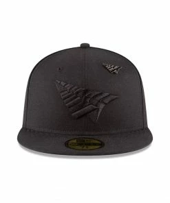 Planes (jet Black Crown Fitted Hat)