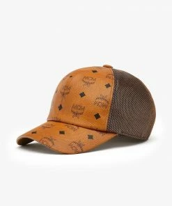 New Arrivals MCM (cognac Classic Mesh Cap In Visetos)