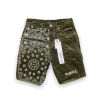 Purple Brand (olive Corduroy Bandana Print Short)