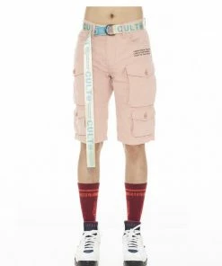 New Arrivals Cult Of Individuality (salmon Cargo Short Ridged W Dusty Short)