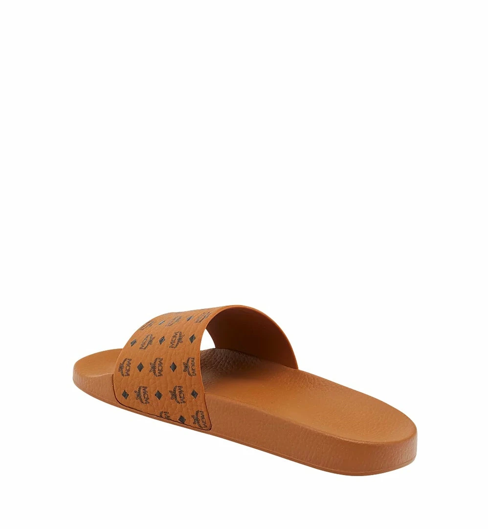 New Arrivals Mcm (Women’s Cognac Monogram Print Rubber Slides) 5 New Arrivals Mcm (Women’s Cognac Monogram Print Rubber Slides)