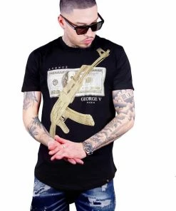 Avenue George (black Crewneck T-shirts) New Arrivals