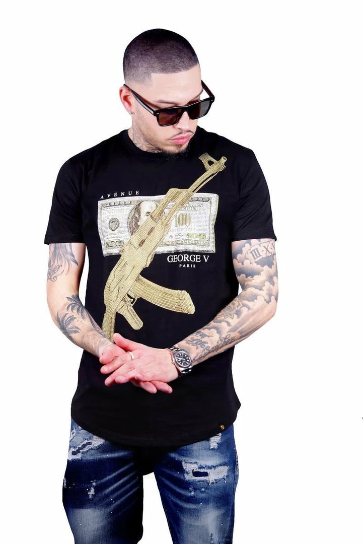 Avenue George (black Crewneck T-shirts) New Arrivals 3 Avenue George (black Crewneck T-shirts) New Arrivals