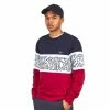 New Arrivals Lacoste (Mens Navy Herring Print Crewneck Sweater)
