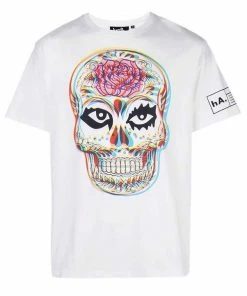 Haculla (White/rainbow Crewneck T-shirts) New Arrivals