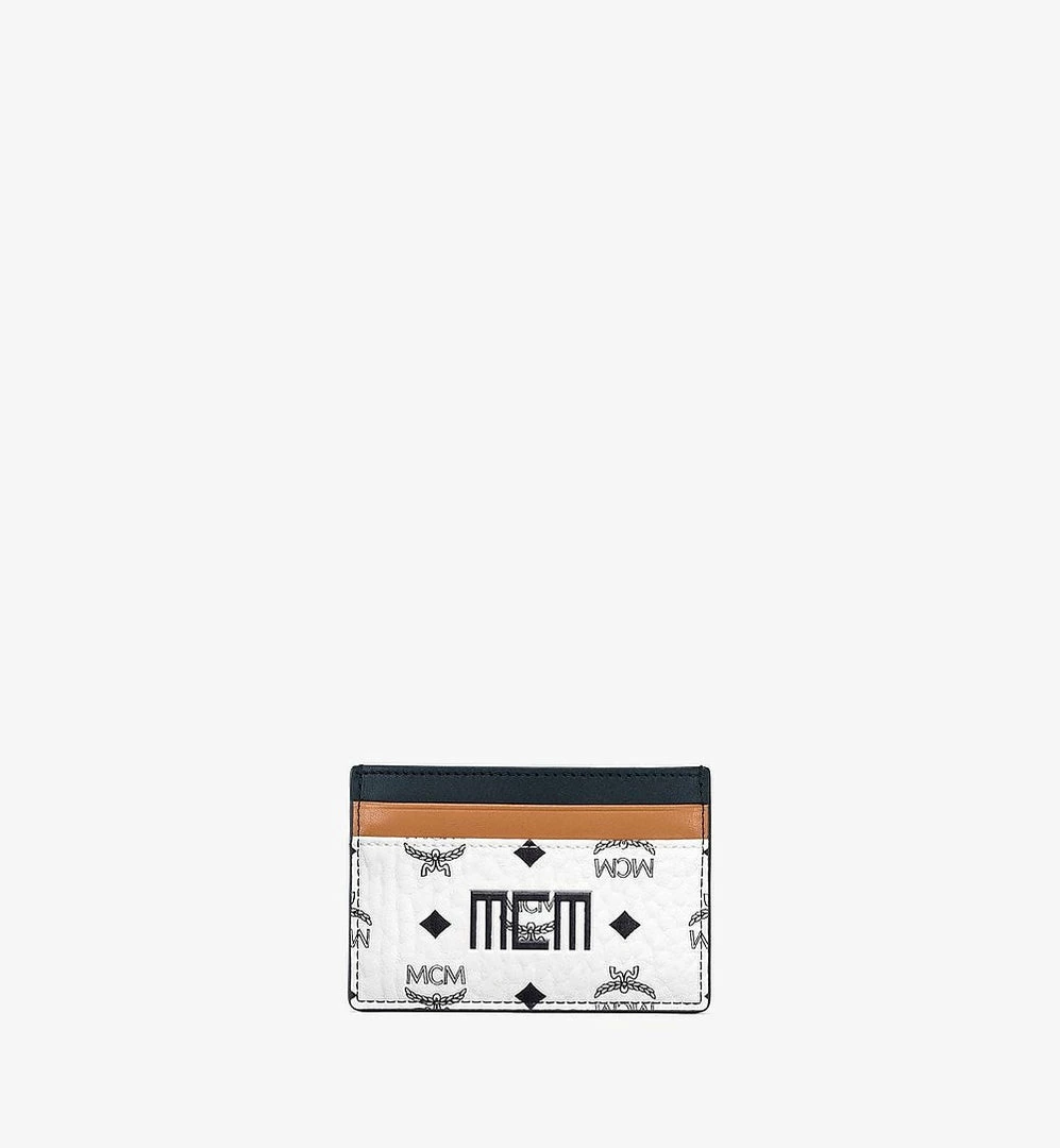 Mcm (white/cognac Card Case In Visetos Mix) New Arrivals 3 Mcm (white/cognac Card Case In Visetos Mix) New Arrivals