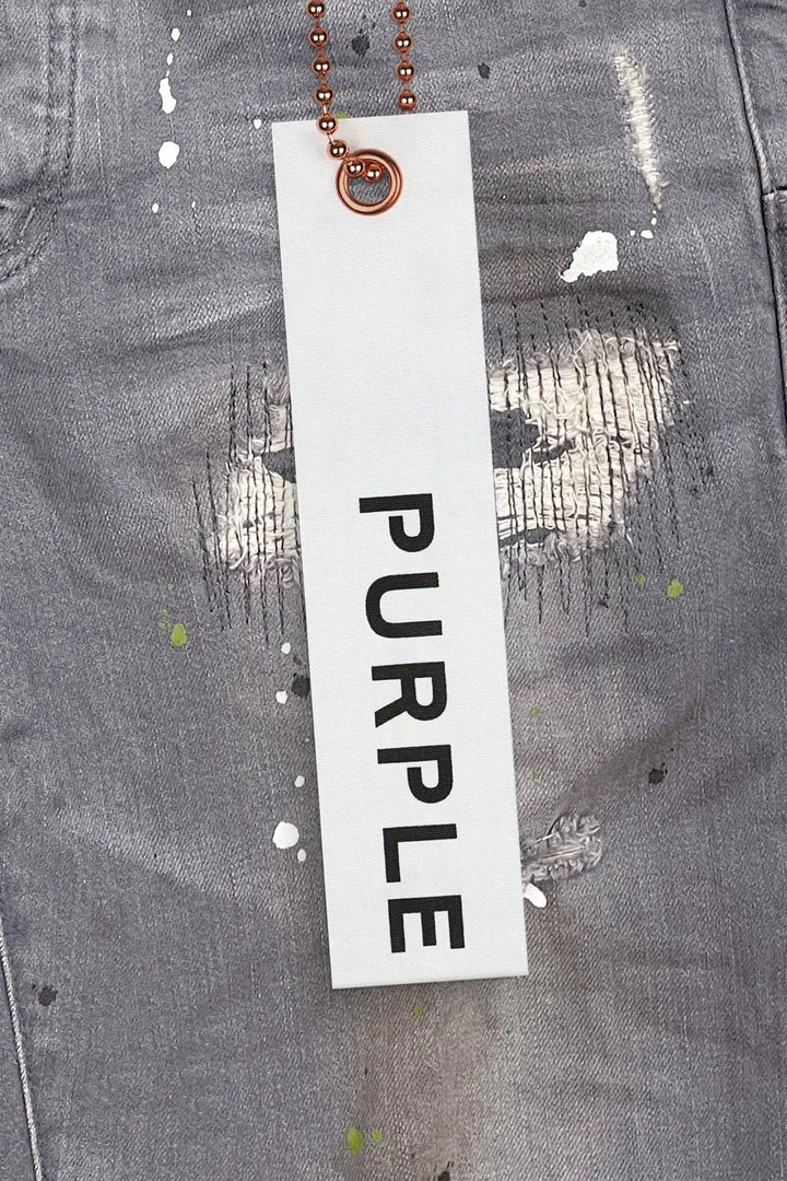 Purple Brand (grey /green Vintage Paint Jean) 5 Purple Brand (grey /green Vintage Paint Jean)