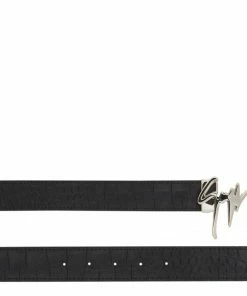 Giuseppe Zanotti (black/sliver Leather Belt)