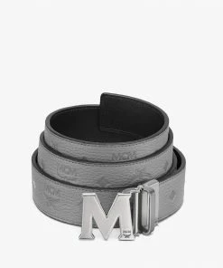 MCM (Claus M Reversible Belt 1" In Monogram Leather)