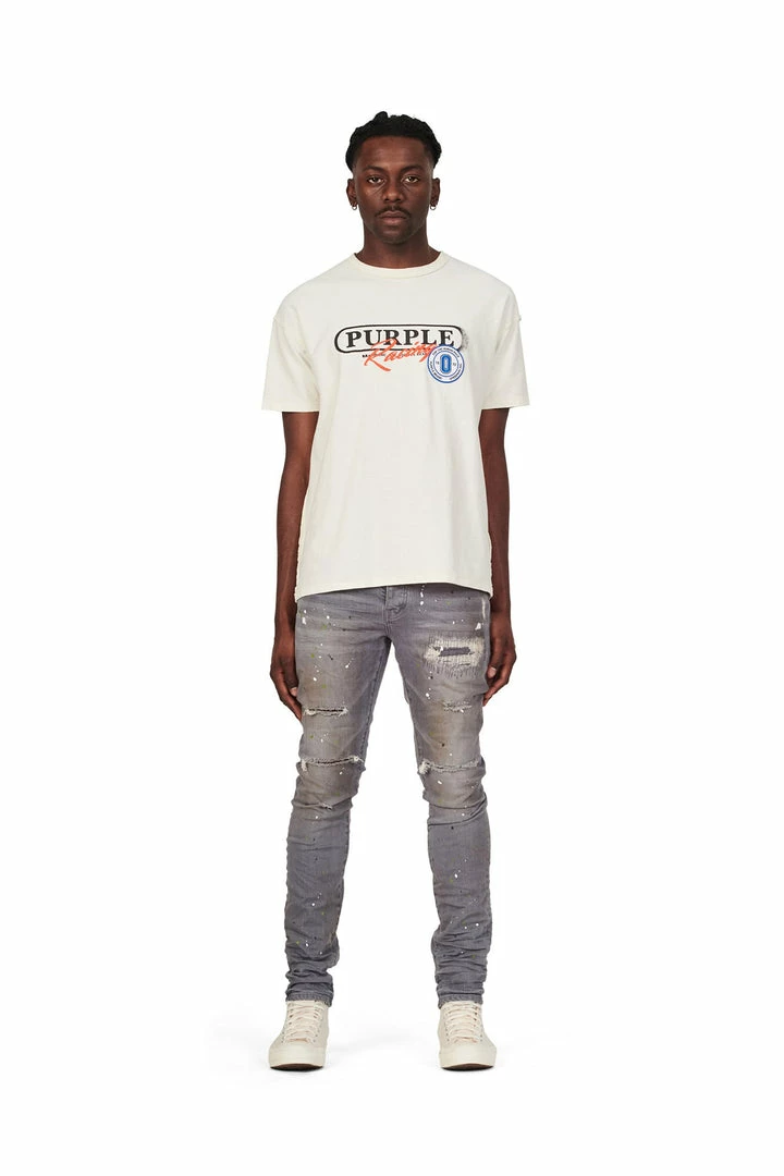 Purple Brand (grey /green Vintage Paint Jean) 3 Purple Brand (grey /green Vintage Paint Jean)