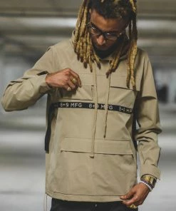 Eight & Nine (tan Strapped Up Hoodie)