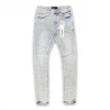 Purple Brand (super Light Indigo Jacquard Monogram Jean)