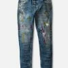 ARTMEETSCHAOZ (blue/yellow Red Wash Jeans) New Arrivals
