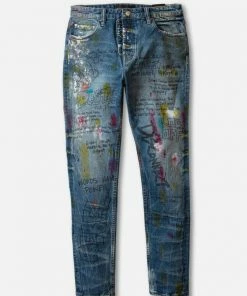 ARTMEETSCHAOZ (blue/yellow Red Wash Jeans) New Arrivals