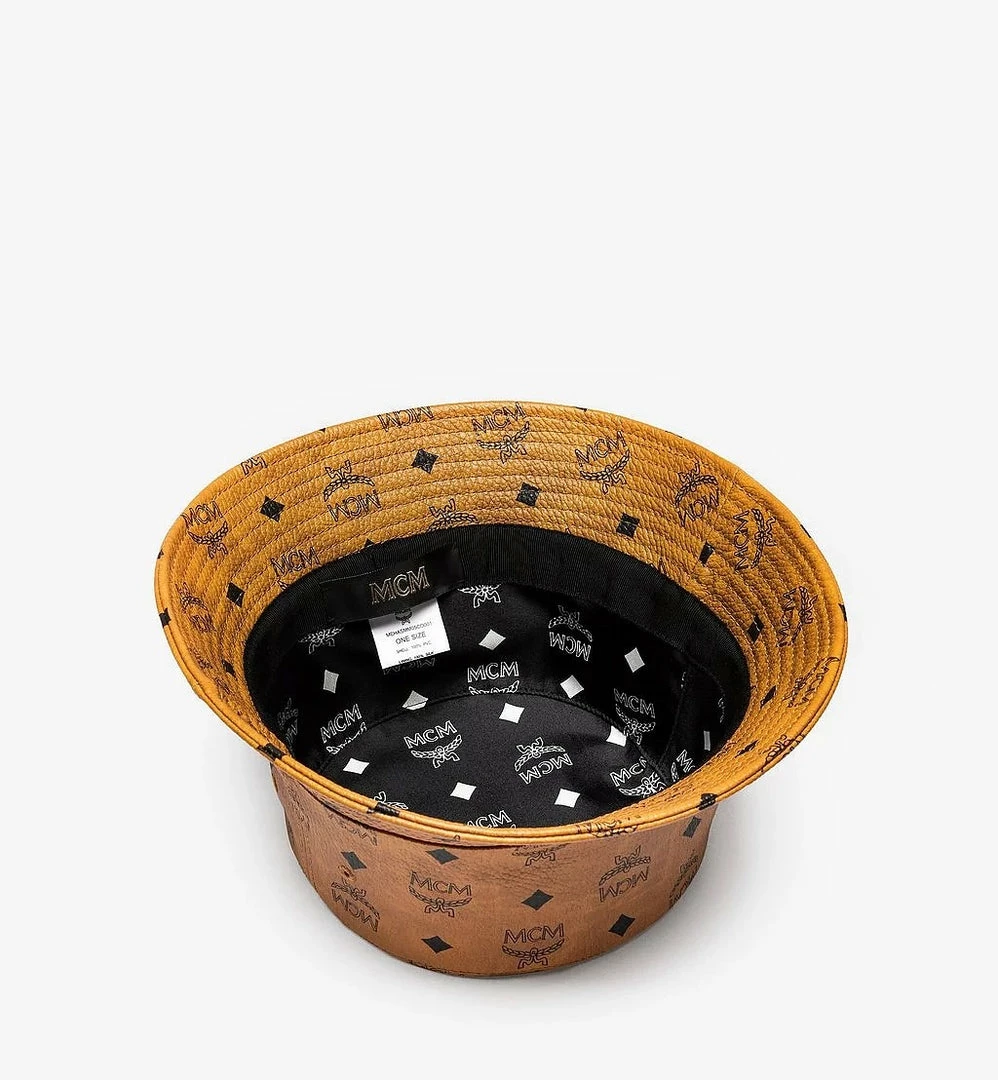 New Arrivals Mcm (cognac Bucket Hat In Visetos) 4 New Arrivals Mcm (cognac Bucket Hat In Visetos)