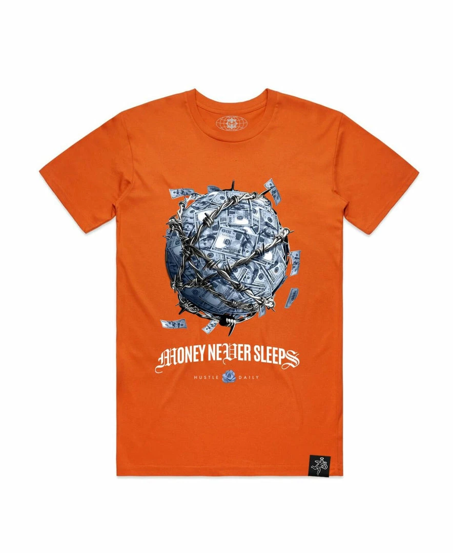 New Arrivals Hasta Muerte (orange “ball Of Cash T-shirt) 3 New Arrivals Hasta Muerte (orange “ball Of Cash T-shirt)