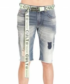 Cult Of Individuality (blue/green Moss Rocker Belt Short)