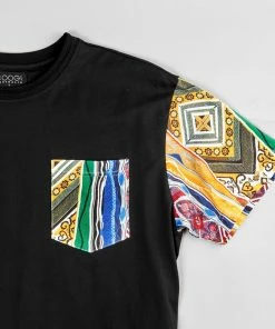 Coogi Australia (black Og Patch Work Crewneck T-shirt)