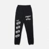 Eight & Nine (black Dice Fleece Sweatpant)