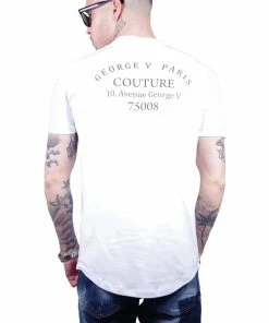 Avenue George (White /Gold Crewneck T-shirts)