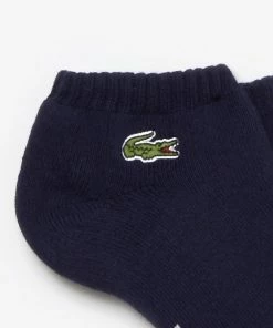 LACOSTE (Men's Navy/white Sport Low Cut Socks)
