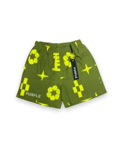 Purple Brand (Military Jumbo Monogram Swim Short)