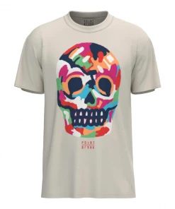 Point Blank (white Fever Skull T-shirt) New Arrivals