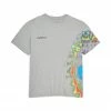 Purple Brand (heather Grey Jersey Multi Tie Dye T-shirt) New Arrivals