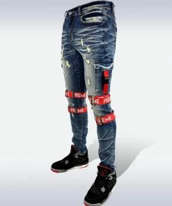 Preme Denim (blue/red Stripe Preme Jean)