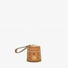 Mcm (cognac Mini Cylinder Crossbody In Visetos) New Arrivals