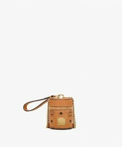 Mcm (cognac Mini Cylinder Crossbody In Visetos) New Arrivals