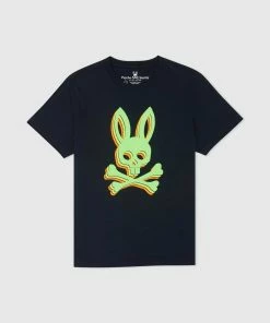 Psycho Bunny (mens Dark Navy Henton Graphic T-shirt)