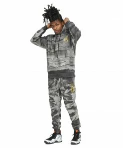 New Arrivals Cult Of Individuality (charcoal Novelty Pullover Hoodie)