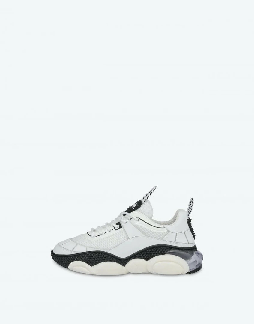 Moschino (white/black Mesh Bubble Teddy Shoes) New Arrivals 4 Moschino (white/black Mesh Bubble Teddy Shoes) New Arrivals