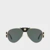 Versace (HAVANA BAROQUE SUNGLASSES)