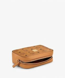New Arrivals MCM (cognac Camera Bag In Visetos Original Crossbody Bag)