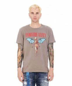 Cult Of Individuality (grey/sate Short Sleeve T-shirt) New Arrivals