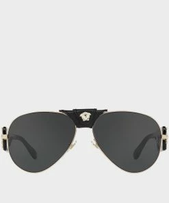 Versace (black Barque Sunglasses)