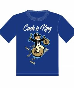 Focus (royal Blue “cash Is King T-shirt )