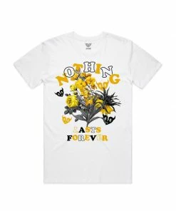 27club 27 Club (white “golden Flowers T-shirt)