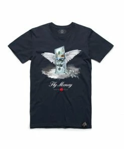 Hasta Muerte (dark Navy “fly Money T-shirt) New Arrivals