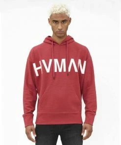 Hvman (rosewood Pullover Hoodie)