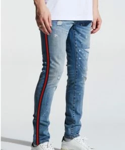 Crysp Denim (blue Black/red Stripe Jean)