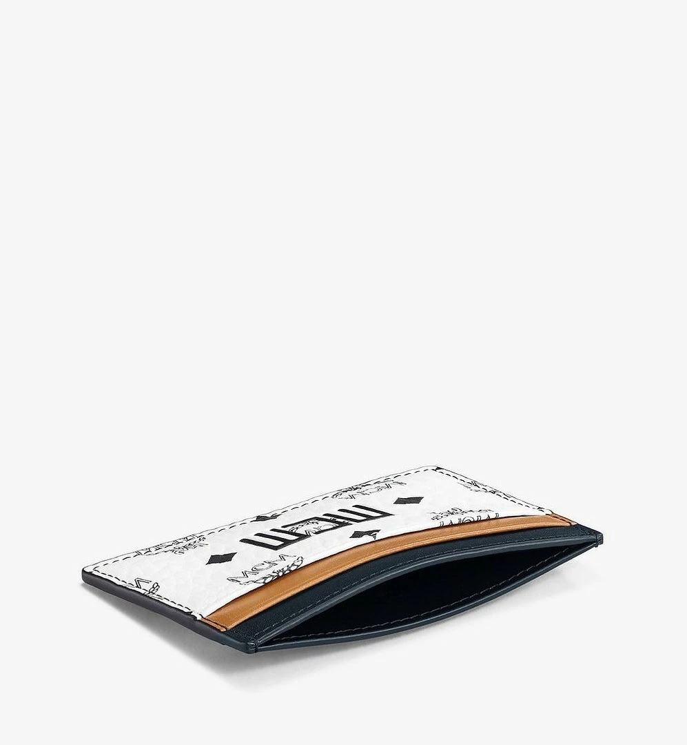 Mcm (white/cognac Card Case In Visetos Mix) New Arrivals 4 Mcm (white/cognac Card Case In Visetos Mix) New Arrivals
