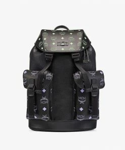 Mcm (Brandenburg Backpack In Color Splash Logo Leather) New Arrivals